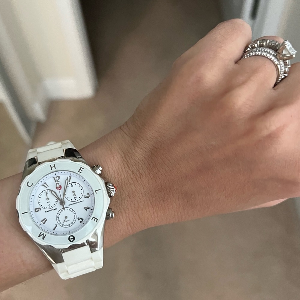Michele Tahitian jelly watch